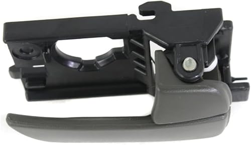 Miniatura 3 de Para Hyundai Accent 2006 07 08 09 10 2011 Manija de puerta lado del conductor y del pasajero  Par  Trasera  Interior gris  Marrón  Con botón de