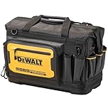 Dewalt DWST60104-1 Storage Bag 33 Pockets, Pro 20" Open Mouth Tool Bag, Max Capacity 25 kgs for Electricians Technicians or Home DIY