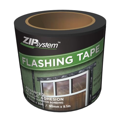 ZIP System Flashing Tape - Adhesive Flashing Tape - Advanced Acrylic Adhesive - Professional-Grade - Weather Protection - for Windows Doors & Rough Openings - 3.75 x 30 Roll