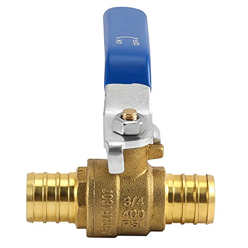 ZOENHOU 4 PCS 3/4 Pex Valve Brass Water Shut Off Switch with Handle, Pex Fittings, Mini 2 Way Brass Ball Valve for Water… - Image 6