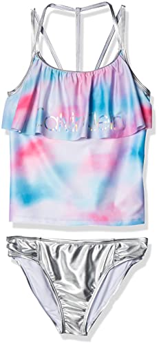 Image of Calvin Klein Girls' One-Piece and Two-Piece Bikini Swimsuits with UPF 50+ Sun Protection, Quick Drying Bathing Suit