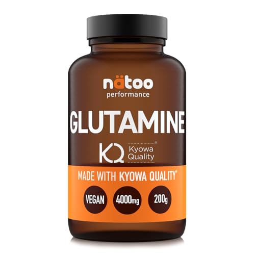 Nätoo Glutamine Performance 200g | Integratore di Aminoacidi con L Glutammina Pura Kyowa® | Recupero Muscolare e Alto Assorbimento | Post Workout con 50 Dosi per confezione | Formula Premium Vegan