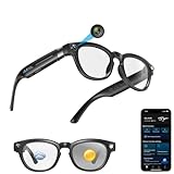 AI Smart Glasses with Chat & GPT 1080P HD Camera – Video Recording Glasses with Audio, Bluetooth Sunglasses with Camera for Men, Real-Time Translation, Hands-Free Music&Calls, Outdoor Sports Travel