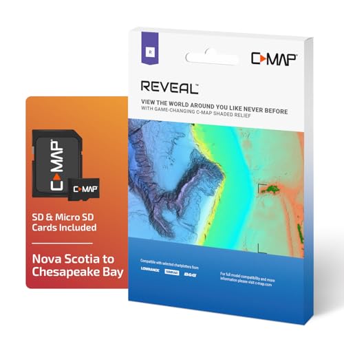 Image of C-MAP Reveal Coastal - Nova Scotia to Chesapeake Bay, Map Card for Marine GPS Navigation