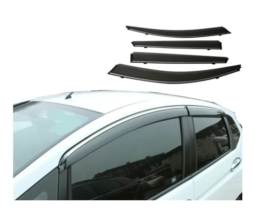 Déflecteur fenêtre latérale anti pluie pour Jazz Fit 08-13