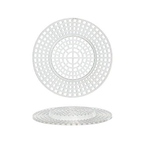 Image of PVC Plastic Canvas Shapes 3 inch Circles Clear, 10 count