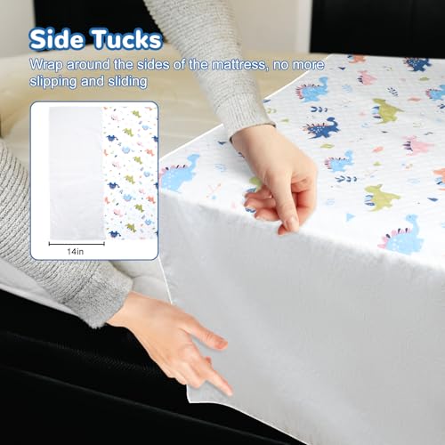 Image of MooMoo Baby Waterproof Potty Training Pad Nighttime Reusable Underpad Mattress Sheet Protector Mat Leakproof Pee Pad for Kids Bedwetting