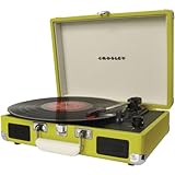 Crosley CR8005A-GR Cruiser Portable 3-Speed Turntable, Green