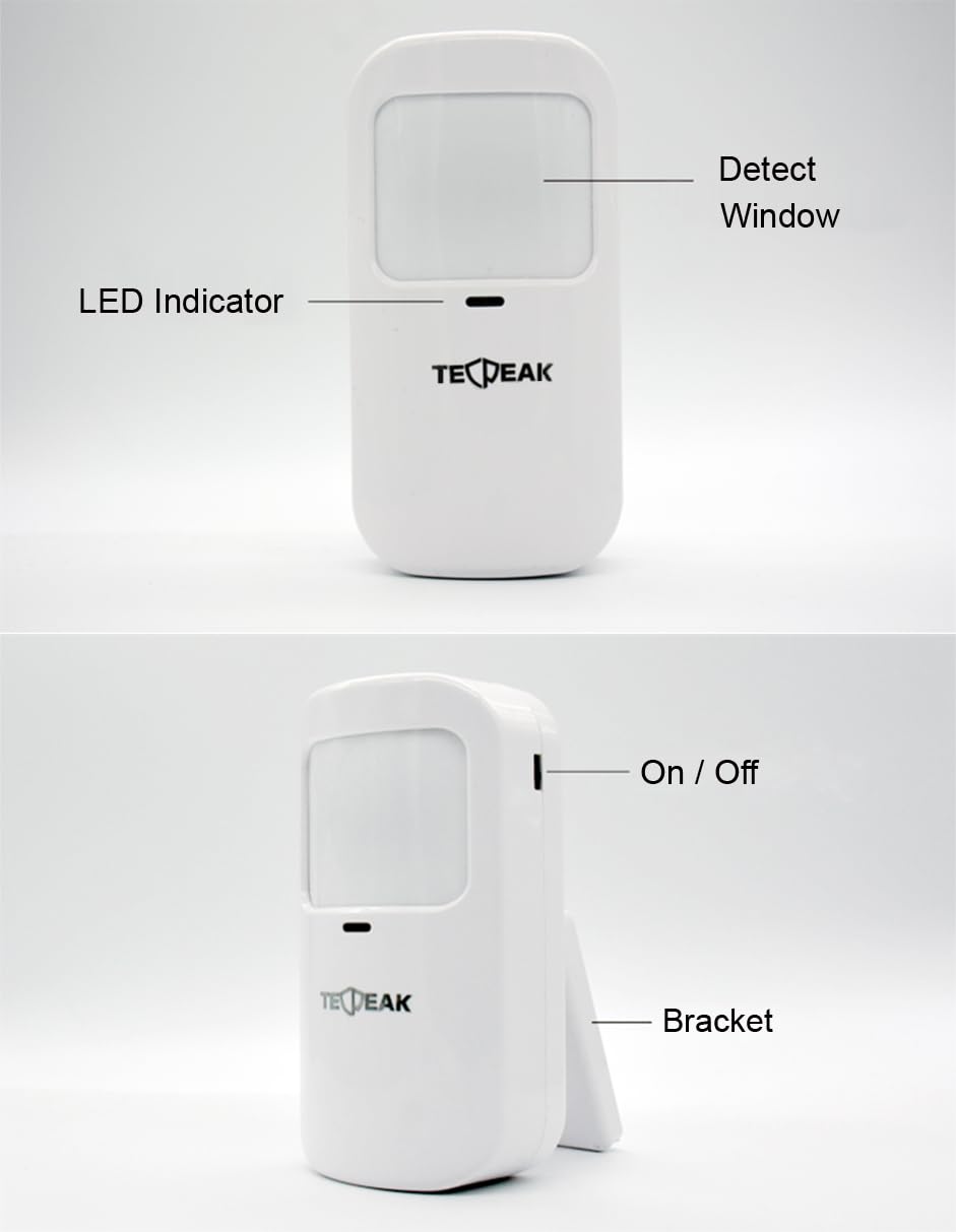 TECPEAK Drahtloses Hausalarmanlage, WLAN- und GSM-Alarm mit Sirenensicherheit, bietet einen hocheffizienten Modus zum Schutz Ihres Hauses und Büros (A6)