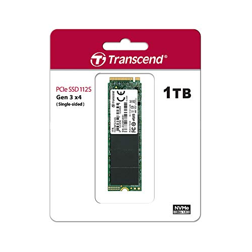 Transcend 1TB NVMe PCIe Gen3 x4 MTE112S M.2 SSD Solid State Drive TS1TMTE112S, Multicoloured - Image 2