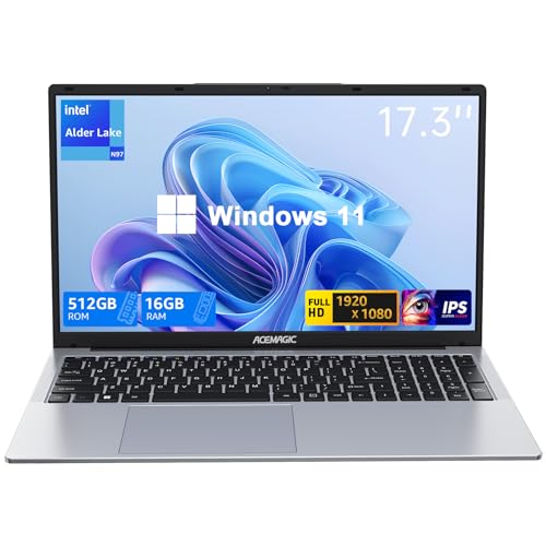Amazon.co.jp: ACEMAGIC ノートパソコン N97 ノートPC 17.3