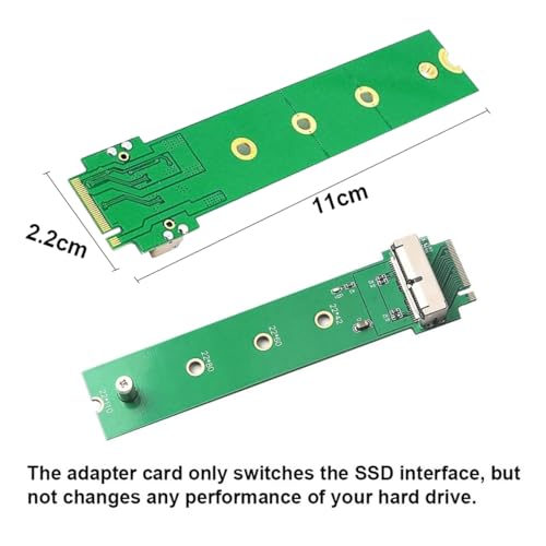 Image of Cablecc 12+16Pin SSD to NVME M.2 NGFF M-Key for 2013 2014 2015 2016 2017 MAC Air Pro SSD