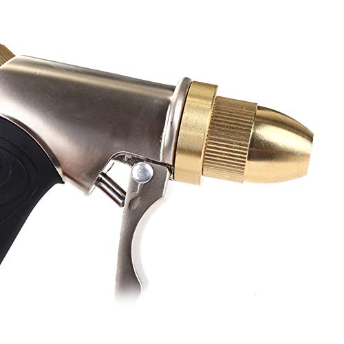 Ajcoflt Pistola de cobre puro de alta pressão Ferramenta de limpeza de pistola de água para lavagem