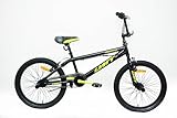 DEPORBIKES Bicicleta BMX 20 Pulgadas | BMX Freestyle + Rotor 360° + 4 Hubs + Frenos V-Break | Diseño Resistente y Original