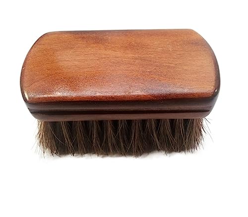 SLAVIK Brosse De Nettoyage Textile en Cuir De CRIN Compatible avec Les Sacs De Vêtements De Meubles D'intérieur De Voiture Brosse De Polissage Brillante Lavage Automatique
