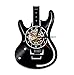 30,5 cm winylowy zegar ścienny gitara dekoracyjny artystyczny zegar winylowa płyta LP zegar instrument muzyczny 3D zegar ścienny ręcznie wykonany artystyczny prezent dla miłośnika muzyki