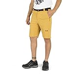 Pantalón Mount Stretch Izas Biescas Pantalones Cortos Trekking, Hombre, Miel Claro, M