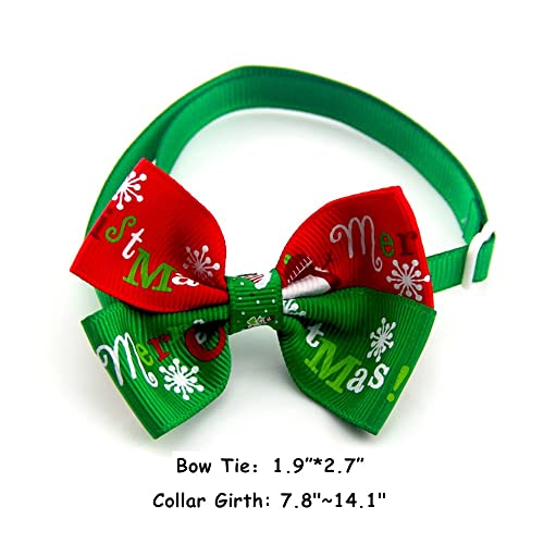 Dog Cat Pet Santa Hat Scarf And Collar Bow Tie Christmas Costume For Puppy Kitten Small Cats Dogs Pets #TOP4