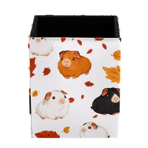 Pen Holder for Desk, Guinea Pigs Autumn Pencil Holder Pen Cup Desk Organizers and Accessories Makeup Brush Holder for School, Home, Office Pen Holder for Desk, Guinea Pigs Autumn Pencil Holder Pen Cup Desk Organizers and Accessories Makeup Brush Holder for School, Home, Office