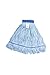 Bristles 3043-1 Looped End Mop, Commercial Grade, Cotton Synthetic Blend, X-Large, Blue