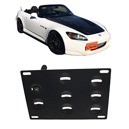 Buy JGR No Drill Tow Eye Front Bumper Tow Hook License Plate Bracket