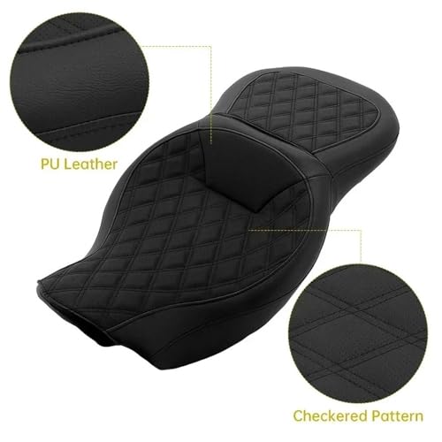 Asiento de moto Touring con absorción de impactos para Road King Glide FLTRX 2009-2022 6