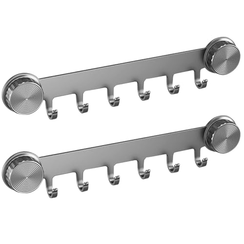 Luxvara 2 Piezas Ganchos con Ventosa Gancho