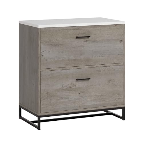 Sauder Tremont Row 2-Drawer Lateral File Cabinet, Mystic Oak Finish
