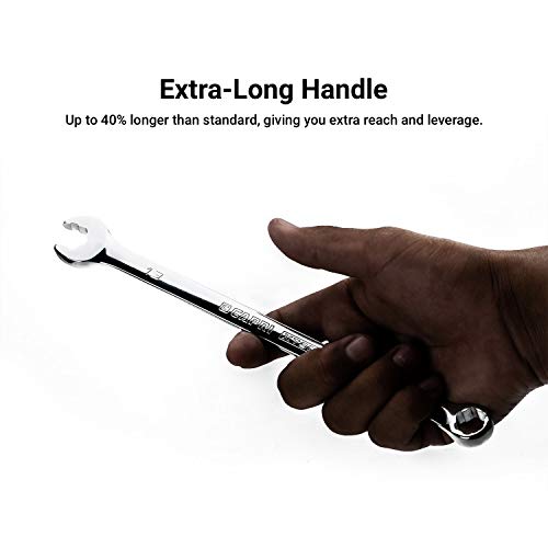 Image of Capri Tools 1 /2 in. WaveDrive Pro Combination Wrench for Regular and Rounded Bolts