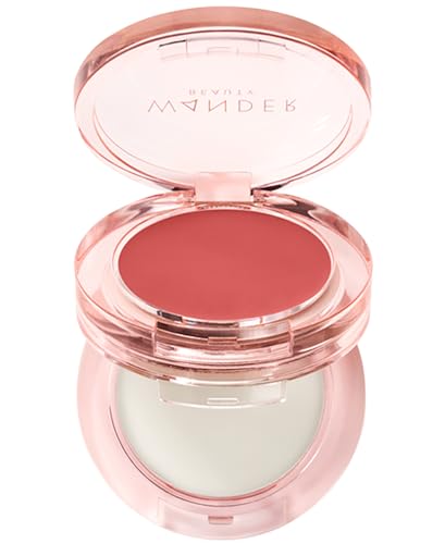 Image of inchWander Beauty Double Date Lip and Cheek - Honeymoon /Swipe - 4-in-1 Cream Blush & Lip Tint - Blush, Lip Moisturizer, Lip Balm, & Eye Gloss - Multitasking Eye, Cheek, and Lip Makeup With Green Tea inch