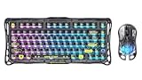 GravaStar Mercury K1 Lite 75% Wireless Gaming Keyboard and Mercury M2 Wireless Gaming Mouse