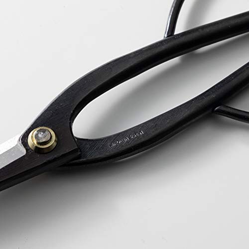 Wazakura Ashinaga Bonsai Scissors, Made In Japan 8Inch(200Mm), Japanese Bonsai Garden Tools, Hasami Pruning Shears - Ashinaga Long Handle Black #TOP3