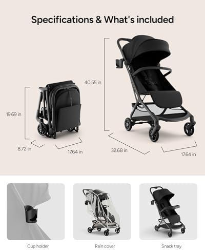 Luvoro Neo Lightweight Baby Travel Stroller Airplane-Friendly — view 6