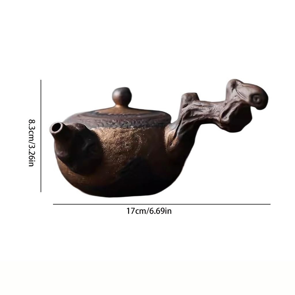 Amazon.com | Tea Kettle Retro Stoneware Handmade Dead Wood Side