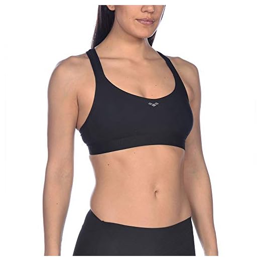 ARENA Reggiseno Elettra – Reggiseno Sportivo da Donna, Donna, Reggiseno Sportivo, 0000002156, Nero, 85