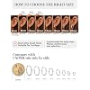 Silvora 925 Sterling Silver Huggie Hoop Earrings for Women, 14K Gold/Rose Gold/Black/Silver Plated Small Hoops 6-20mm, Hypoallergenic Lightweight Cartilage Sleeper Earrings