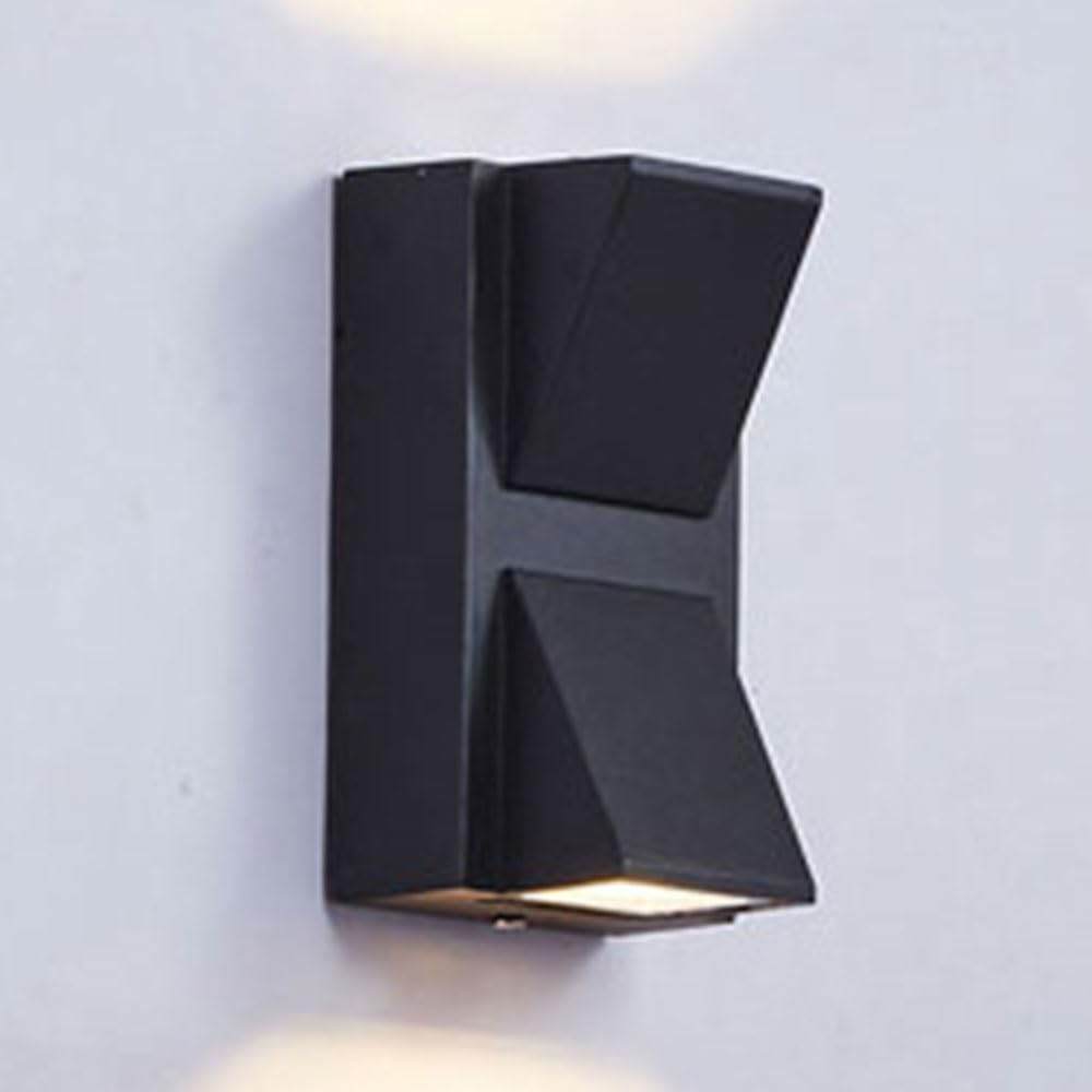 NEAFP Durable Porch Aluminum Outdoor Wall Light IP65 Waterproof Exterio Wall Sconce Matte Energy-Saving Wall Lantern Anti-Rust 3 Colors Available Wall Mount Lamp for Hallway Outside Garden HGCHH