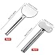 8 Stücke Metall Zahnpasta Squeezer,Tubenquetscher Edelstahl,Rolle Tube Squeezer zahnpasta,Tube Squeezer für Badezimmer,Zahnpasta Squeeze Tube,Tubenaufroller Haushaltshelfer für Zahnpasta Tube