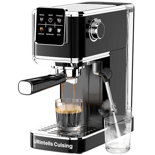 URintells Cuising Espresso Machine 20 Bar,Touch Screen Espresso Maker with