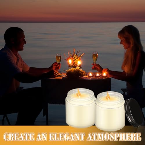 MTLEE 72 Pcs Bulk Candle Mini Mason Jar Candle, Lemon, Citrus, Coconut Milk by MTLEE - Used condition - Image 7