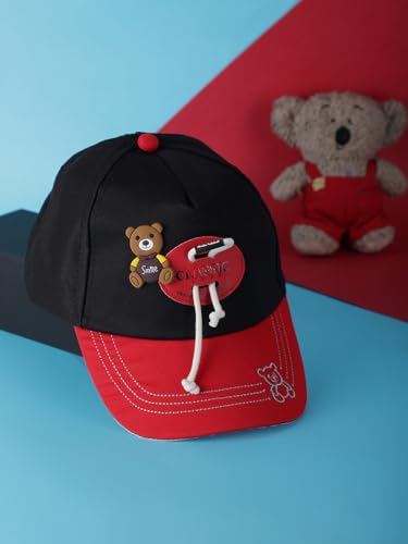 Image of PASSION PETALS Summer Dino Rockstar Baseball Cap for Kids Boys and Girls 2-4Years