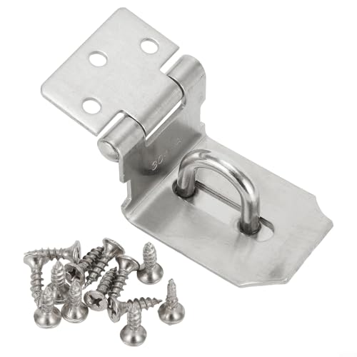 Sistema di chiusura a scatto in acciaio inox, forte protezione contro accessi non autorizzati (7,6 cm)