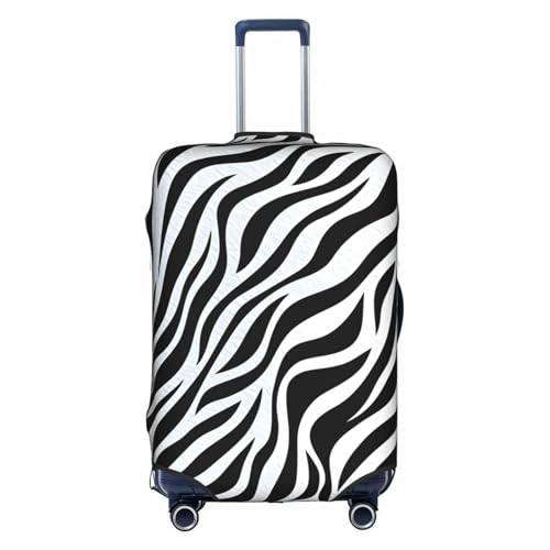 Zebra Print Luggage Cover Washable Suitcase Cover Anti-Scratch Luggage Protector Covers Elastic Luggage Identify for Suitcase XL fits 29-32 Inch Luggage