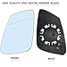 Passenger Right Side Mirror Replacement for BMW 228i 320i 328i 330i 335i 428i 430i 435i 440i 535i 550i 640i i3 M2 M3 M4 M5 M6 X1 & More - Side View Heated Convex Mirror Glass
