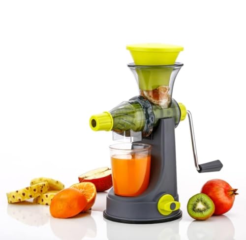 ROMINO Juice Maker Machine - Orange Juicer, Fruit Juicer Machine With Steel Handle, Manual Hand Press Citrus & Pomegranate Juicer for Home, Plastic Juice Maker for Sweet Lime, Mosambi & Anar;