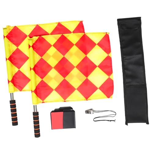 Banderas y Tarjetas de Árbitro para Fútbol VICASKY 1 set
