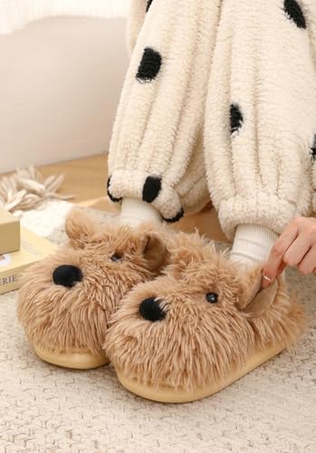 Niction Cute Slippers for Women Warm Comfortable Slip on fluffy Slippers Indoor and Outdoor Ladies Slippers Memory Foam House Shoes2