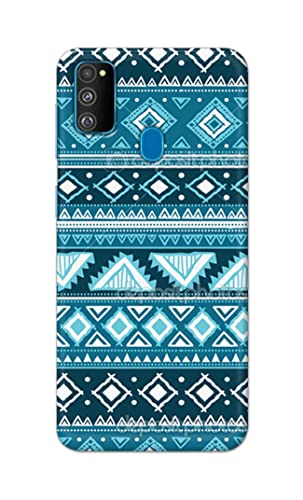 Image of PRINTFIDAA Coloured Tribal Pattern Hard Back Cover for Samsung M30s / Samsung M21, SM-M307FN / DS, SM-M307F / DS Back Cover -(P6) KAT1008