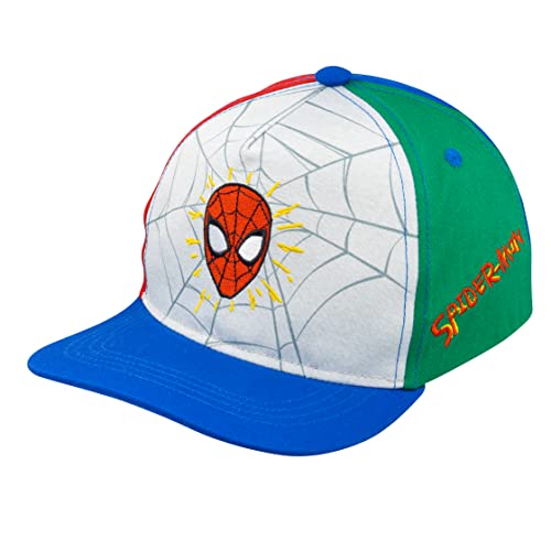 Marvel Spiderman Hat for Boys Breathable Spiderman Baseball Cap for Toddlers Boys Ages 3-9
