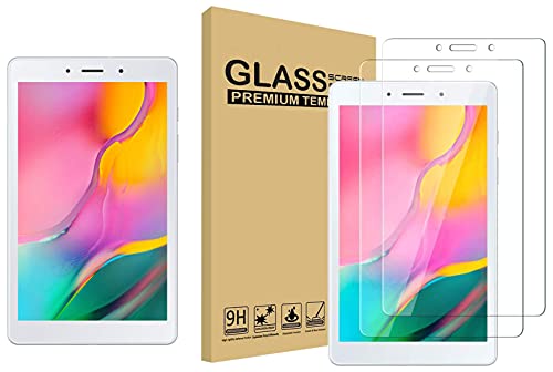 Image of Samsung Galaxy Tab A 8.0, Wi-Fi + 4G Tablet, 20.31 cm (8 inch), 2GB RAM, 32GB ROM Expandable, Slim and Light, Silver + 2 Pack Tempered